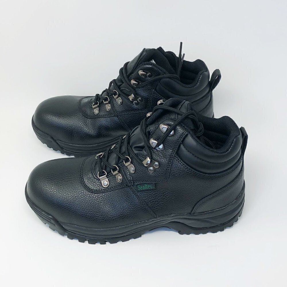 Propet Men's Walker Construction Boot, Black, 9 E - Picture 4 of 9